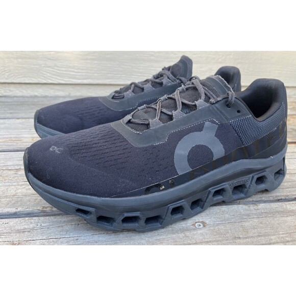 On Cloudmonster Men's 11 Running Shoes 61.99025 - Black - Picture 4 of 10
